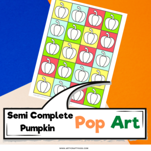 Semi Complete Pumpkin Pop Art