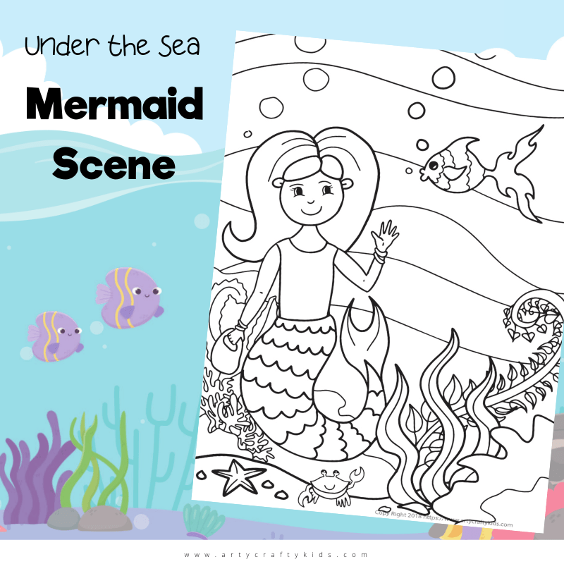 Under the Sea Mermaid Scene