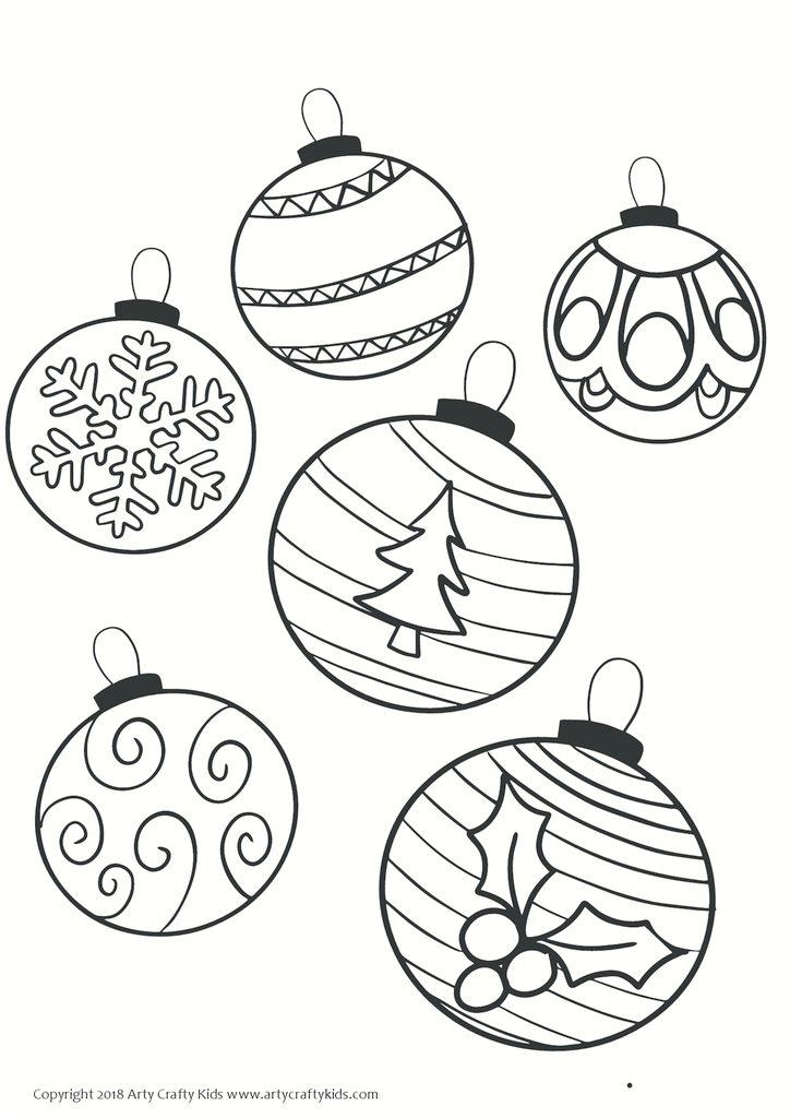 Download Christmas Baubles | Arty Crafty Kids