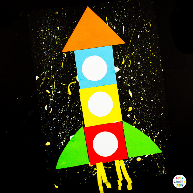 Printable Rocket Ship for Kids | Arty Crafty Kids