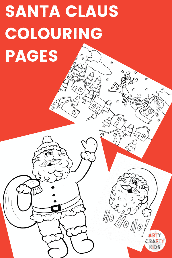 Arty Crafty Kids | Children's Christmas Colouring Pages #printable #kidscolouring #coloringpages