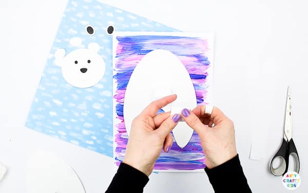 Arty Crafty Kids | 3D Polar Bear Winter Craft for kids! Challenge creativity with this playful and fun Printable Polar Bear Craft that wobbles and bounces #kidscrafts #wintercrafts #printable #templates #template #preschoool #earlyyears