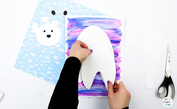 Arty Crafty Kids | 3D Polar Bear Winter Craft for kids! Challenge creativity with this playful and fun Printable Polar Bear Craft that wobbles and bounces #kidscrafts #wintercrafts #printable #templates #template #preschoool #earlyyears