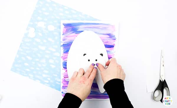 Arty Crafty Kids | 3D Polar Bear Winter Craft for kids! Challenge creativity with this playful and fun Printable Polar Bear Craft that wobbles and bounces #kidscrafts #wintercrafts #printable #templates #template #preschoool #earlyyears