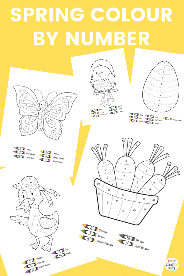 Arty Crafty Kids | The Easter Colouring and Activity Book. This printable 25 page NO-PREP Easter Activity Booklet will have your Arty Crafty Kids colouring, counting and practising their tracing skills.