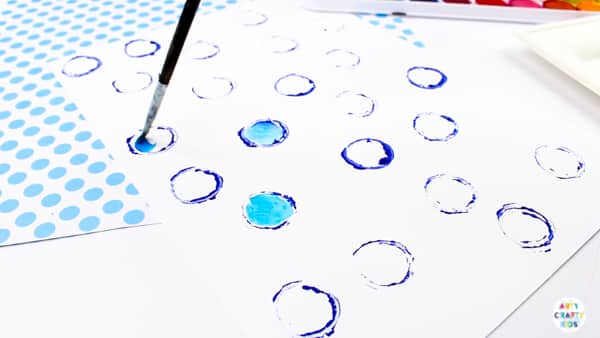 Arty Crafty Kids | April Showers 3D Printable Umbrella Craft  | Spring Craft idea for kids with printable umbrella template @artycraftykids