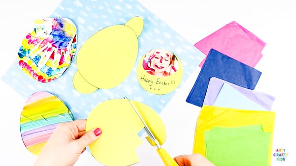 Arty Crafty Kids | How to make a Kid-Made Easter card. Complete with Easter Egg templates!