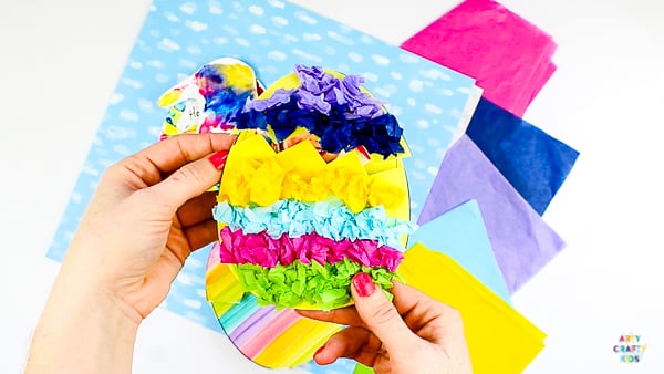 Arty Crafty Kids | How to make a Kid-Made Easter card. Complete with Easter Egg templates!