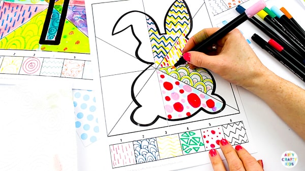 Arty Crafty Kids | Roll the Dice, Draw & Colour Kids Easter Activity - A fun, engaging and creative art idea for kids, with a choice of 5 Printable Easter Templates.