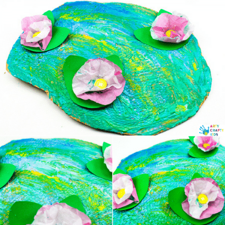 Claude Monet Water Lilies Art Project for Kids