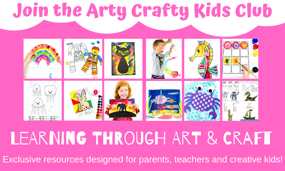 Arty Crafty Kids Club - Lernen durch Kunst und Handwerk. Exklusive Ressourcen für Eltern, Lehrer und kreative Kinder!