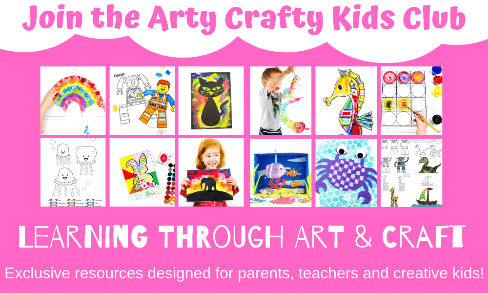 Arty Crafty Kids Club - Learning through Art and Craft. Exclusive resources designed for parents, teachers and creative kids!