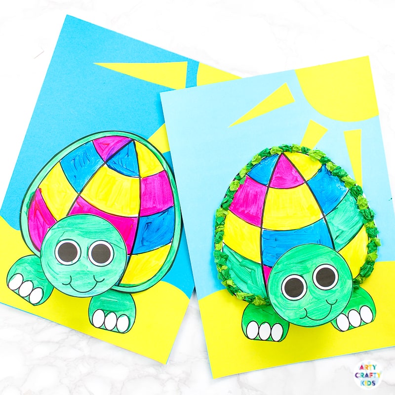 turtle-paper-craft-template-goimages-ora