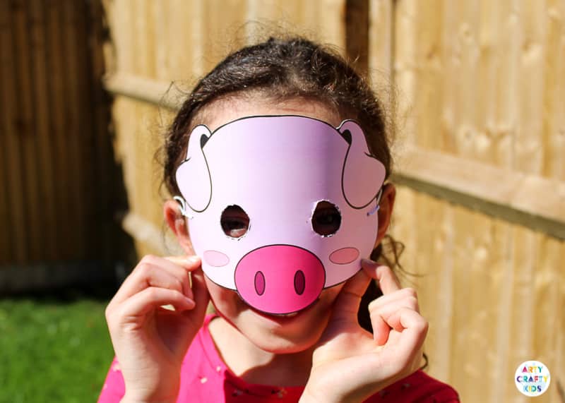 Printable Farm Animal Masks for Kids - Arty Crafty Kids