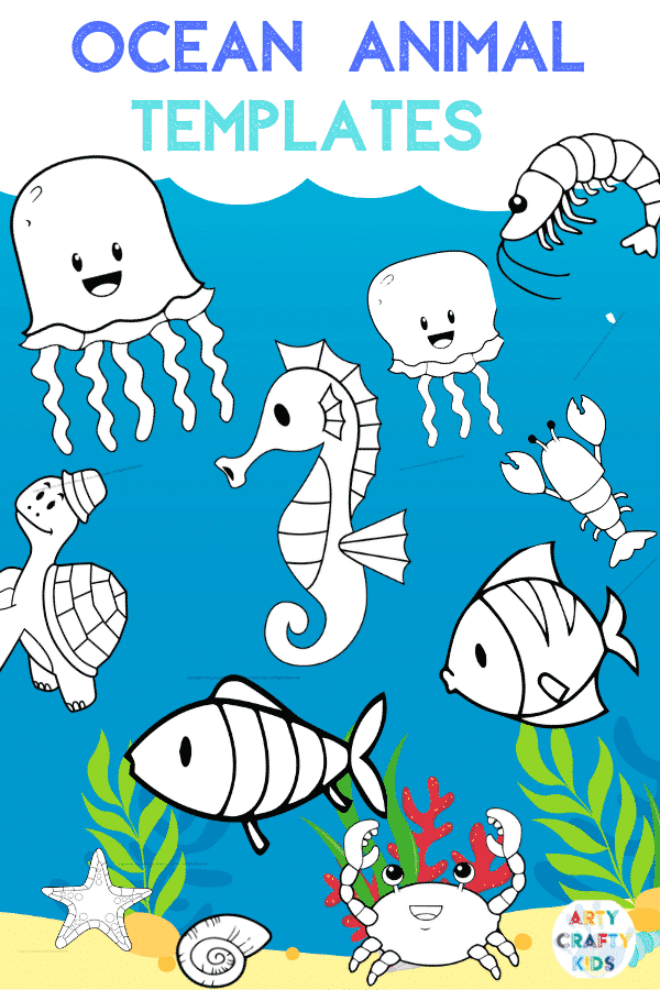 Easy Fish Painting For Kids [Free Template]