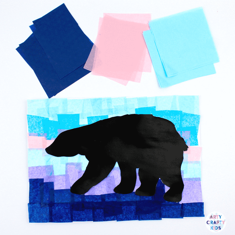 Winter Art Project for Kids | Polar Bear Art