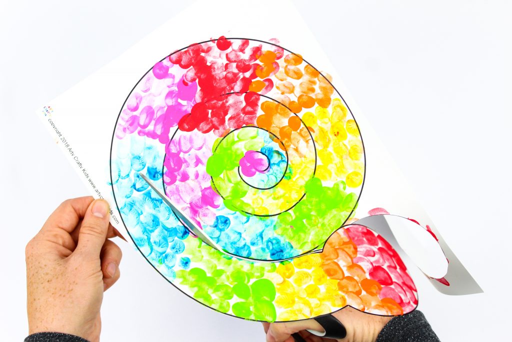 Printable Spiral Snake Mobile Craft Arty Crafty Kids