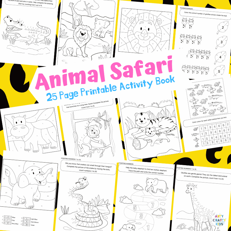 10 Printable Safari Animal Masks for Kids - Arty Crafty Kids