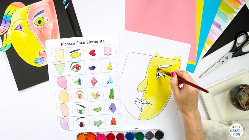 Picasso Faces - Easy Art for Kids - Arty Crafty Kids