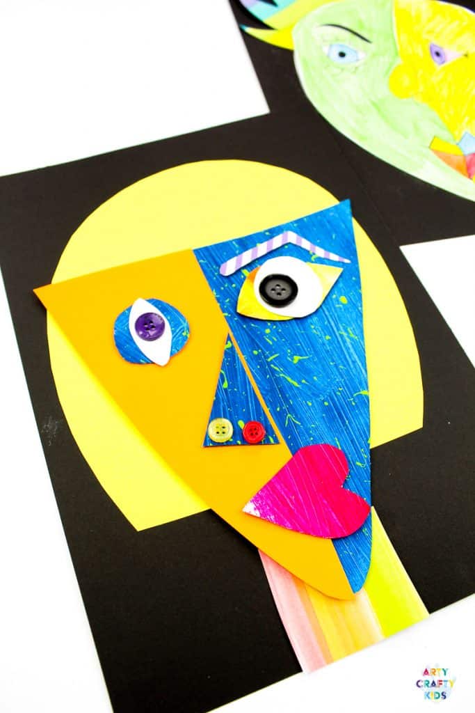 Pablo Picasso Cubism Art Drawing Tutorial of Face