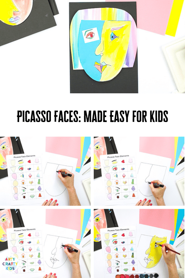 Arty Crafty Kids Picasso Faces