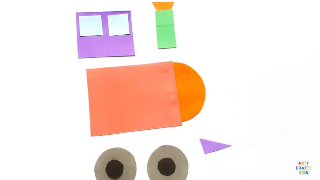 Easy Train Shape Craft For Kids Arty Crafty Kids easy train shape craft for kids arty