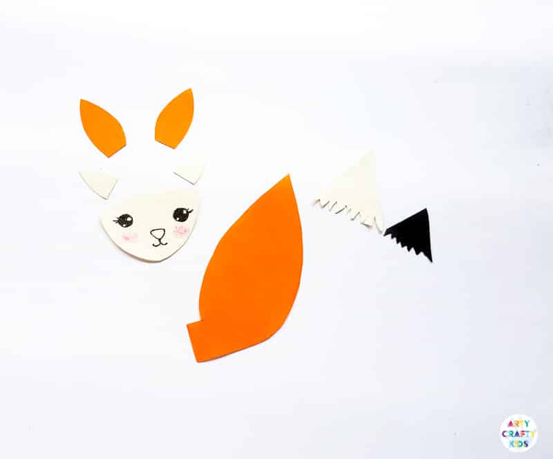 Arty Crafty Kids | Toilet Paper Roll Fox Craft for kids to make this Autumn. Using paper and recycled materials to create the cutest Fox Craft.