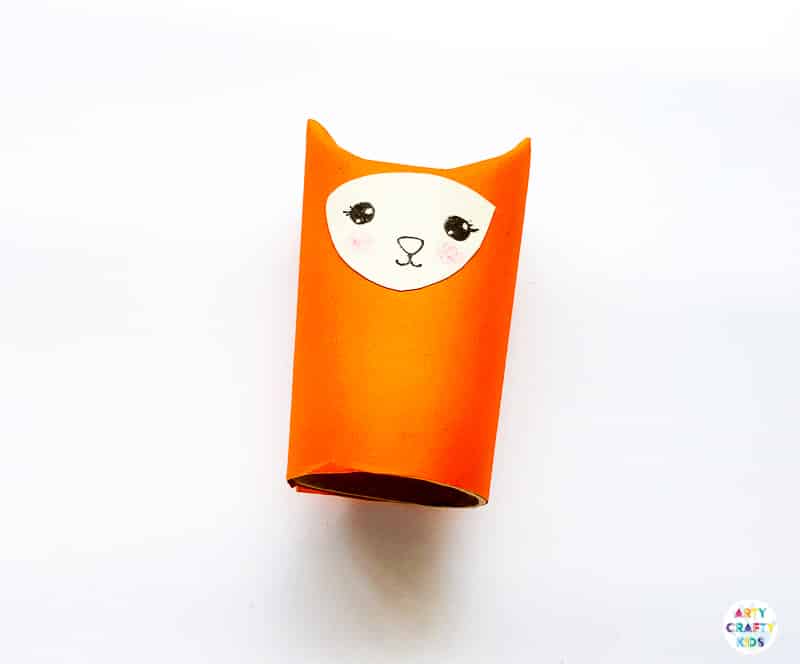 Arty Crafty Kids | Toilet Paper Roll Fox Craft for kids to make this Autumn. Using paper and recycled materials to create the cutest Fox Craft.