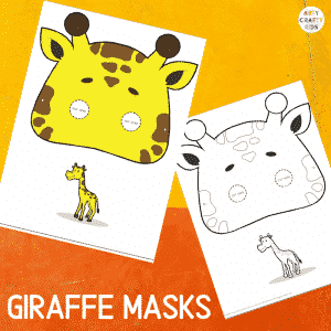 Giraffe Face Masks