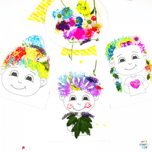 Flower Printing | Nature Craft for Kids