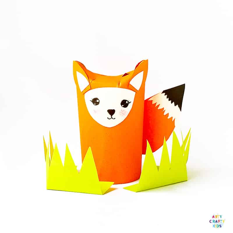 Arty Crafty Kids | Toilet Paper Roll Fox Craft for kids to make this Autumn. Using paper and recycled materials to create the cutest Fox Craft.