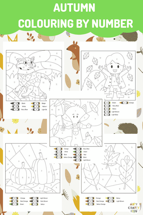 Autumn Activity Book for Kids - A fun collection of fall worksheets that kids will love.