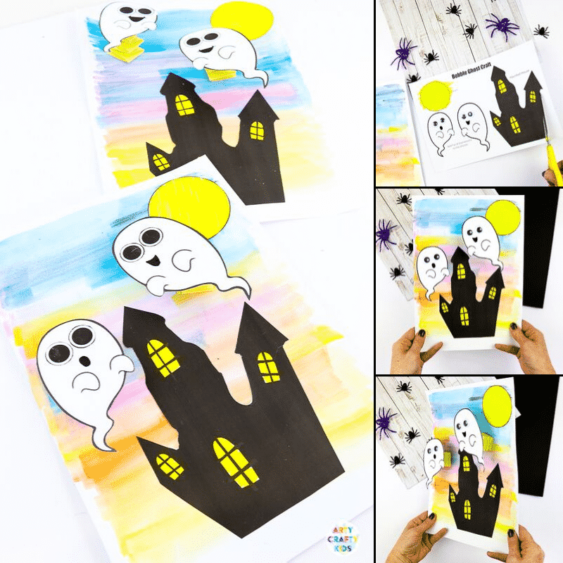 Easy Ghost Craft for Halloween