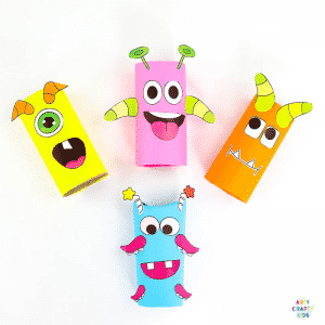 Toilet Paper Roll Monster Craft