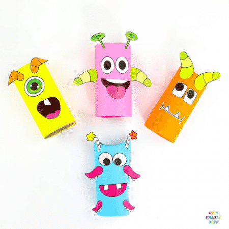 Toilet Paper Roll Monster Craft