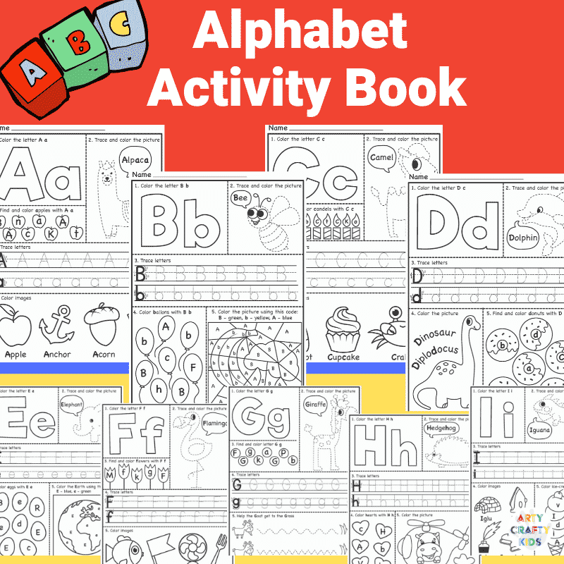 Letter & Number Tracing Book, Preschool Worksheets & Teaching