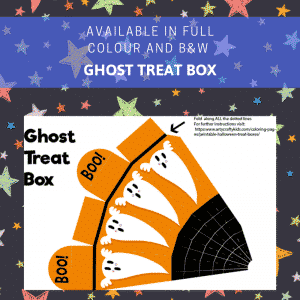 Ghost Printable Halloween Treat Box