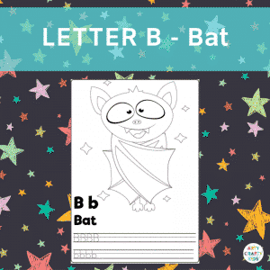 B is for Bat - Halloween Writing Practice for Preschoolers