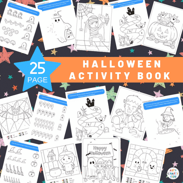 Halloween Printable Activity Book Arty Crafty Kids