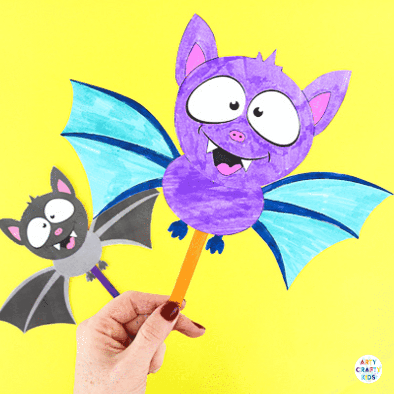 Halloween Craft for Kids | Easy Paper Bat Craft