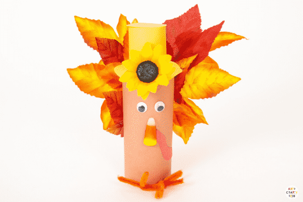 Arty Crafty Kids | Toilet Paper Roll Turkey Craft for Kids