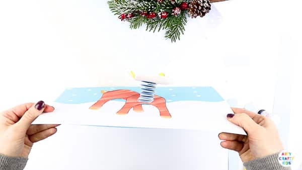 Bobble Head Reindeer Craft for Kids | A fun and interactive Christmas Craft that kids will love!