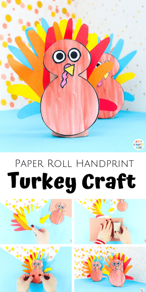 Add this easy Toilet Paper Roll Turkey Handprint Craft to your list of Thanksgiving crafts to try with the kids this fall. This is a fab Handprint Turkey craft for preschoolers and young children that doubles up as a special keepsake.