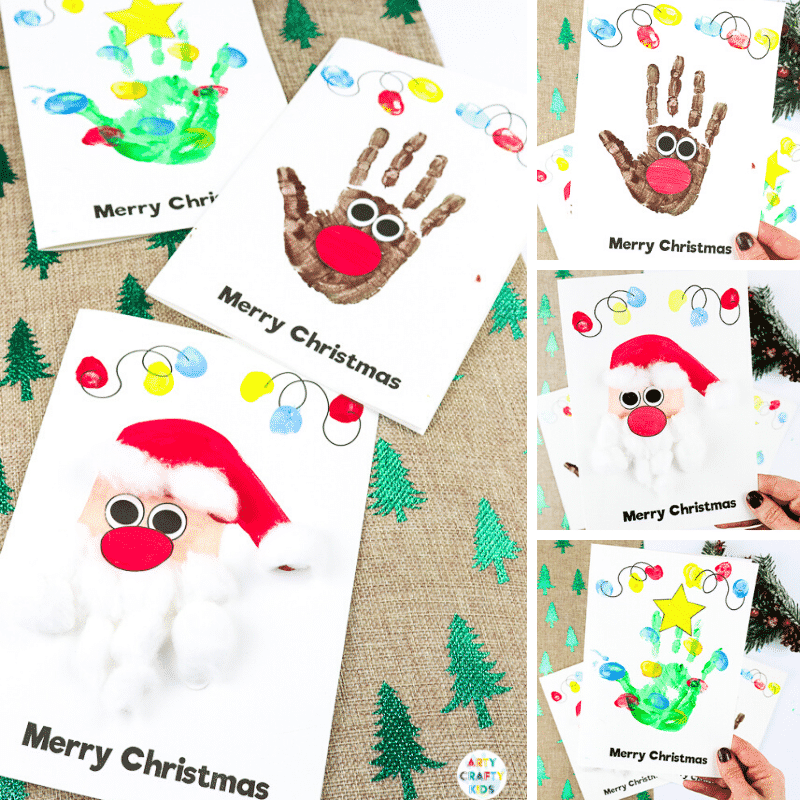 handprint christmas card ideas