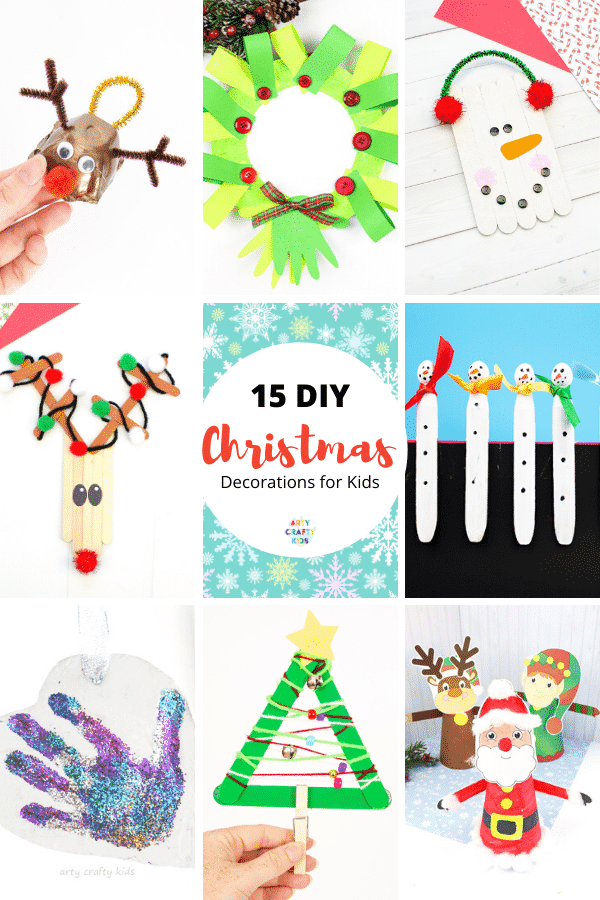 DIY Christmas decorations for kids to make and enjoy throughout the holiday season! Browse this collection of easy Christmas crafts for kids.