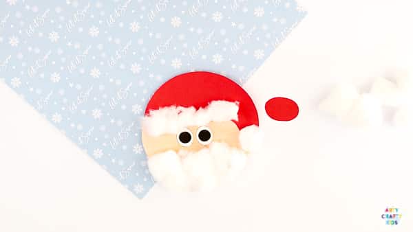 Printable Santa Claus Christmas Card for Kids