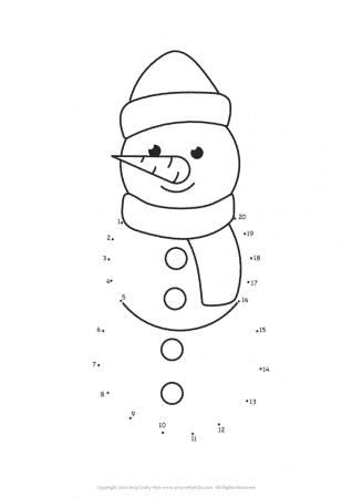 Snowman Winter Dot Dot 1 Arty Crafty Kids Snowman Winter Dot Dot 1 Arty Crafty Kids