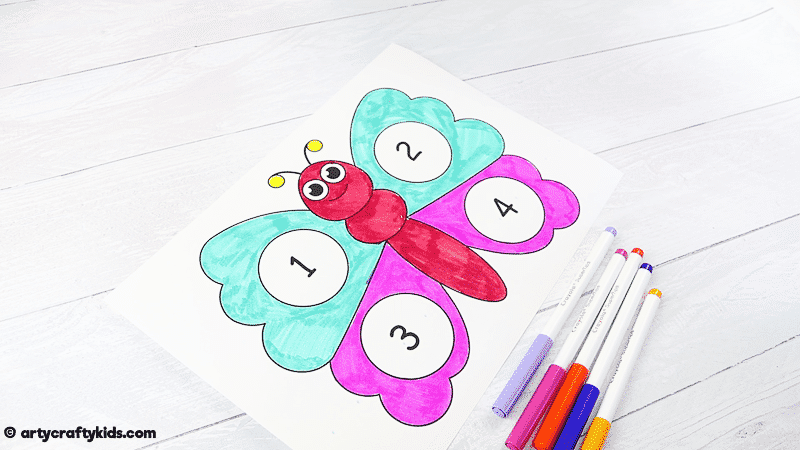 Learn about the Life Cycle of a Butterfly with this cute and easy, color and stick Butterfly Life Cycle Craft for Kids.