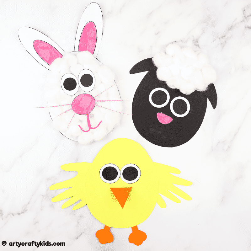 Easter Egg Spring Animal Craft