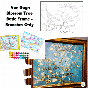 Van Gogh Blossom Tree - Basic Frame with Branches Only